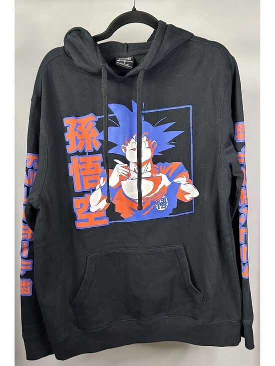 Dragon Ball Z Other - Dragon Ball Z Goku Eating Hoodie Men’s Size Large